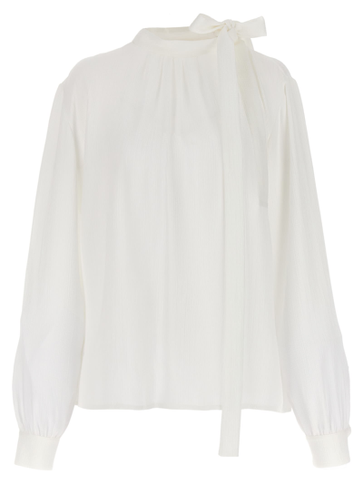 Shop Givenchy Jacquard Logo Shirt In White