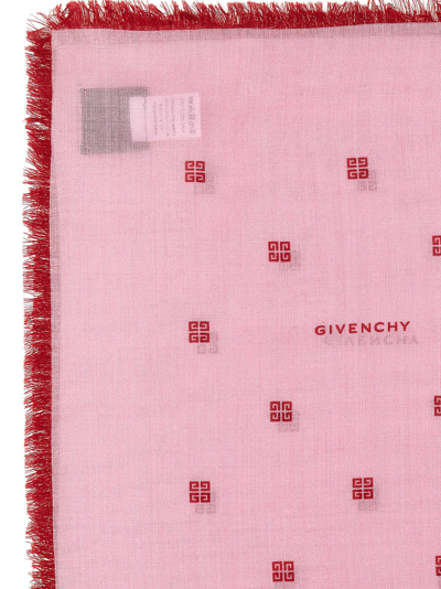 Shop Givenchy Sciarpa Plumetis In Pink
