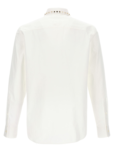 Shop Valentino Rockstud Untitled Shirt In White