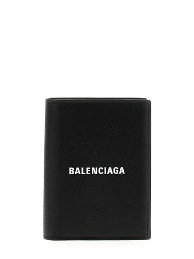 Shop Balenciaga Cash Wallet In Black
