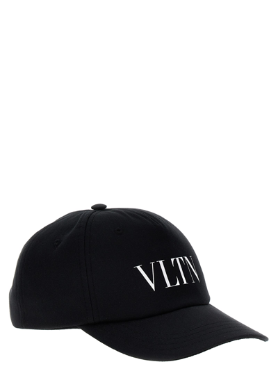 Shop Valentino Garavani Vltn Cap In Black