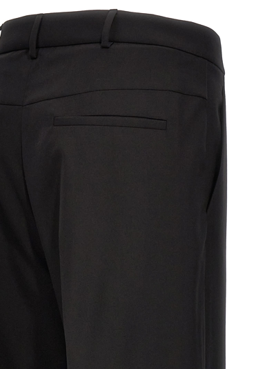 Shop Valentino Formal Trousers In Black