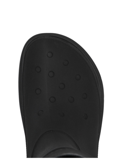 Shop Balenciaga X Crocs Boots In Black