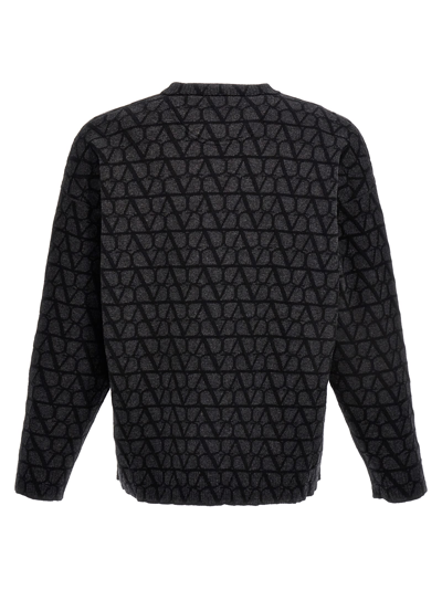Shop Valentino Toile Iconographe  Sweater In Black