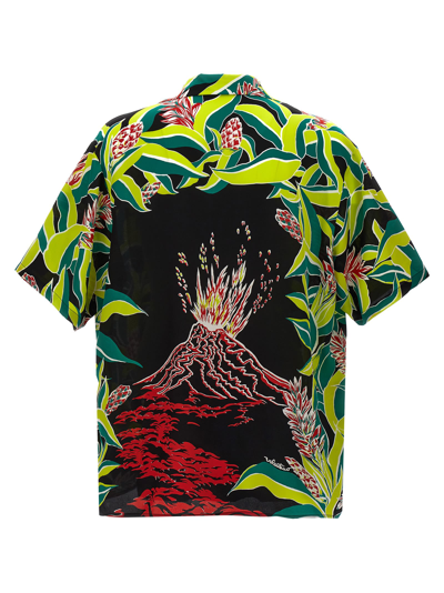 Shop Valentino Garavani Volcano Shirt In Multicolor