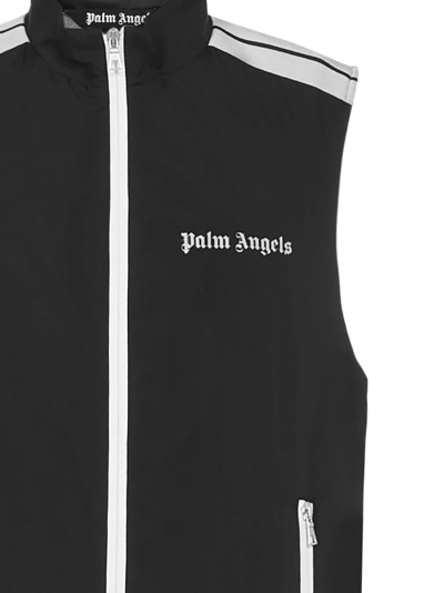 Shop Palm Angels Gilet In Black