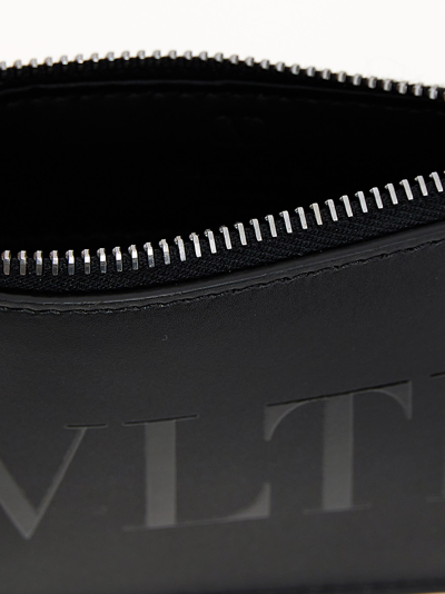 Shop Valentino Garavani Vltn Cardholder In Black