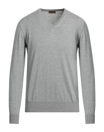 Shop Alpha Massimo Rebecchi Man Sweater Light Grey Size 38 Merino Wool