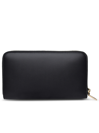 Shop Dolce & Gabbana Woman  Dg Wallet In Black Leather