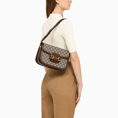 Shop Gucci 1955  Horsebit Shoulder Bag Women In Brown