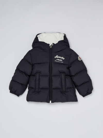 Shop Moncler Joe Down Jacket In Blu