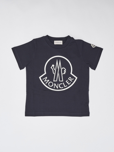 Shop Moncler T-shirt T-shirt In Navy