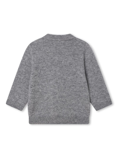 Shop Givenchy Grey Wool-cashmere Blend Jumper In Grigio