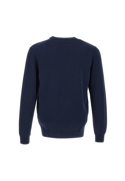 Shop Lacoste Cotton Pullover In Blue