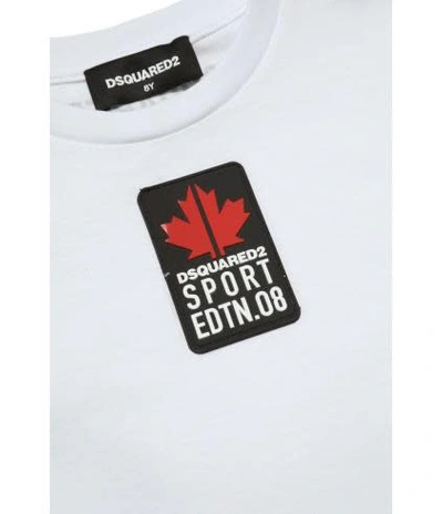 Shop Dsquared2 Printed T-shirt In White