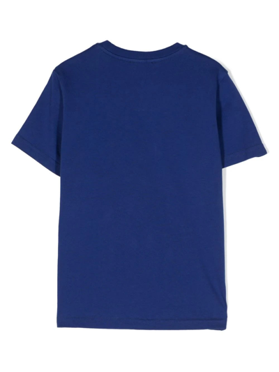 Shop Dsquared2 Printed T-shirt In Blue