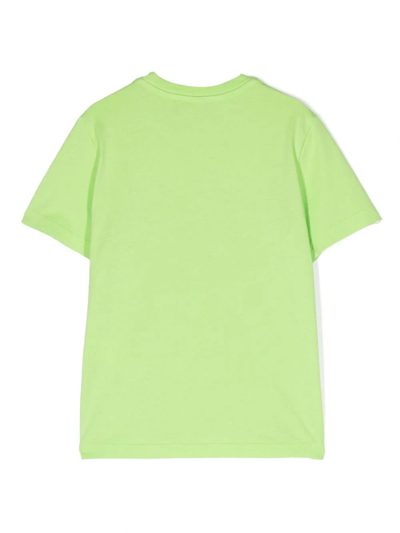 Shop Dsquared2 Printed T-shirt In Green