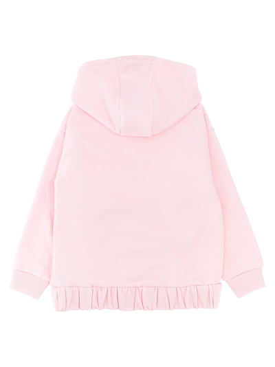 Shop Givenchy Logo Hoodie In Pink