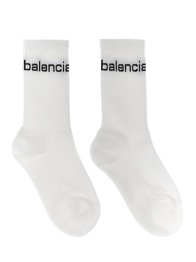 Shop Balenciaga .com Socks In White