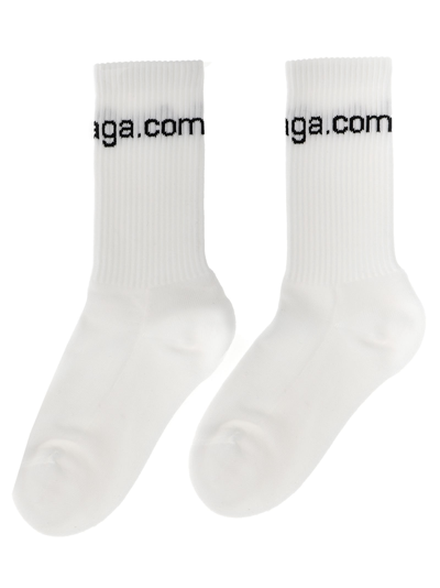 Shop Balenciaga .com Socks In White