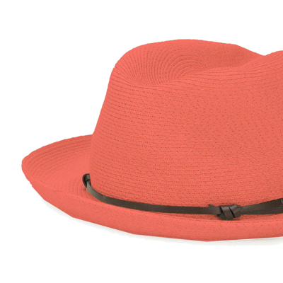 Mc2 Saint Barth Red Straw Hat In Red