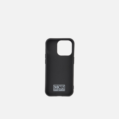 Mc2 Saint Barth Cover For Iphone 14 Pro With Bandanna Print In Fluo
