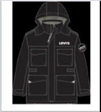 Shop Levi's Black Jacket For Boy With Logo