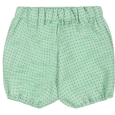 Shop La Stupenderia Green Suit For Baby Boy With Polka Dots In Multicolor