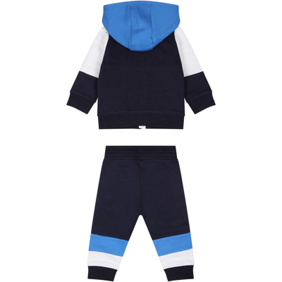 Hugo Boss Multicolor Sports Suit For Newborn In Multicolor