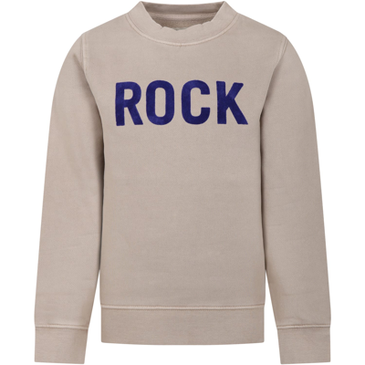Shop Zadig &amp; Voltaire Beige Sweatshirt For Boy