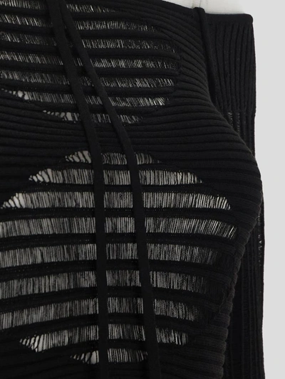 Andrea Adamo Andreādamo Knit Ribbed Mini Dress In Black