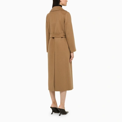 Shop 's Max Mara Classic Camel Double-breasted Coat In Brown