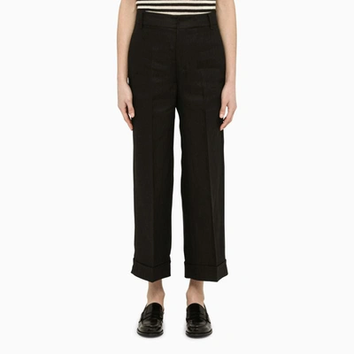 Shop 's Max Mara Cropped Trousers In Black