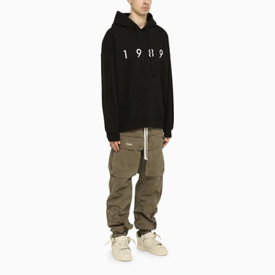 Shop 1989 Studio Hooded Sweatshirt With Logo In Black