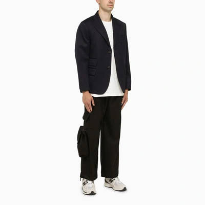 Ader Error Straight-leg Stretch-wool Trousers In Black