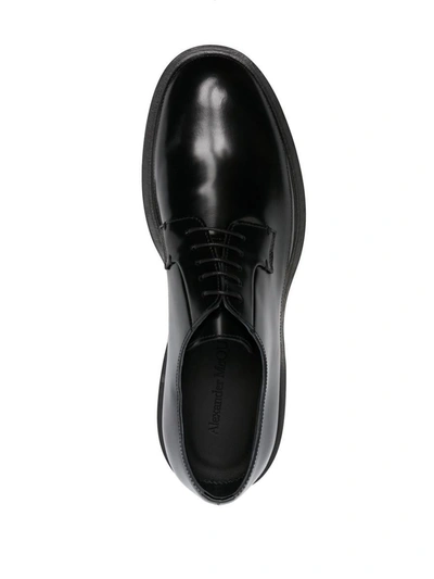 Shop Alexander Mcqueen Chunky Lace-up Shoes In Black