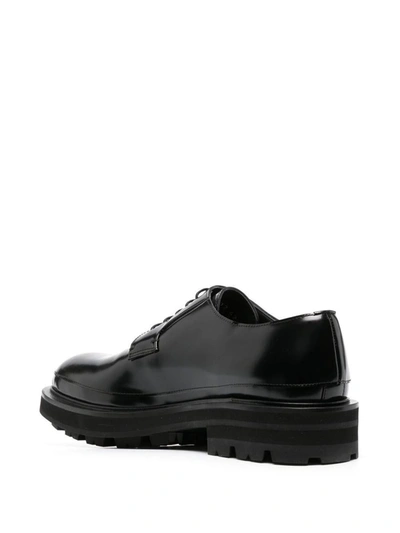 Shop Alexander Mcqueen Chunky Lace-up Shoes In Black