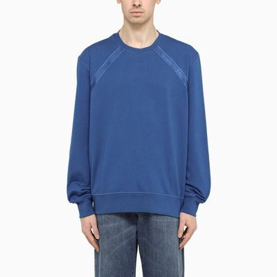 Shop Alexander Mcqueen Crew-neck Sweatshirt In Blue