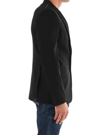 Shop Tonello Black Wool Jacket