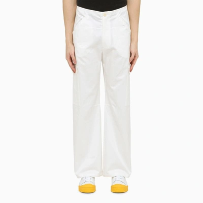 Shop Bluemarble Cargo Trousers In White