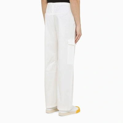 Shop Bluemarble Cargo Trousers In White