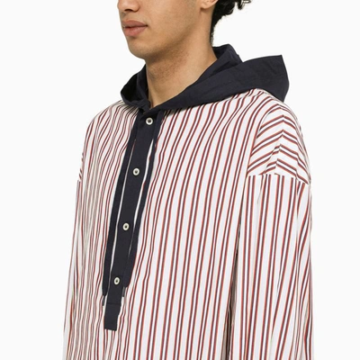 Shop Bluemarble Red/white Striped Shirt In Multicolor