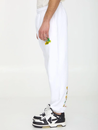 Shop Off-white Brush Arrows Track Pants In White