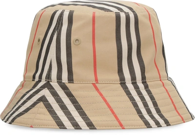 Burberry Reversible Beige Cotton Icon Stripe Bucket Hat – BlackSkinny