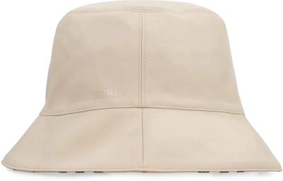 Shop Burberry Reversible Bucket Hat In Beige