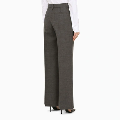 Shop Burberry Tailored Trousers In Grey