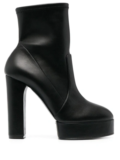 Shop Casadei Betty Boots In Black
