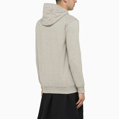 Shop Comme Des Garçons Shirt Printed Hoodie In Grey
