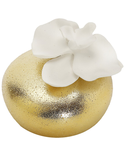 Shop Vivience Diffuser White Flower: Iris & Rose In Gold