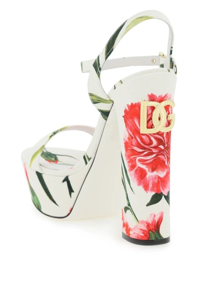 Shop Dolce & Gabbana 'keira' Sandals In Multicolor